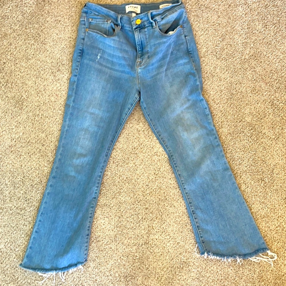 Frame Le Crop Mini Boot Back.